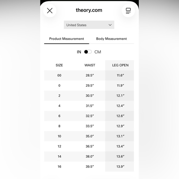Theory Tapered High-Waist Pant in Sleek Flannel New Charcoal Melange Wool Size 4 - Picture 16 of 16
